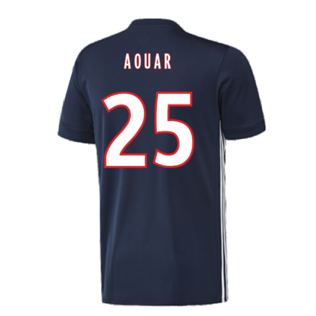 Lyon 2017-18 Away Shirt ((Excellent) L) (Aouar 25)
