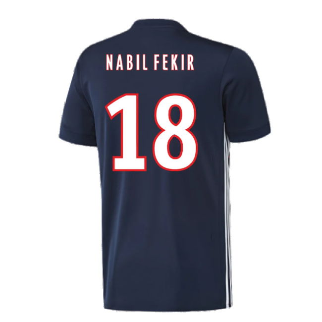 Lyon 2017-18 Away Shirt ((Excellent) L) (Nabil Fekir 18)