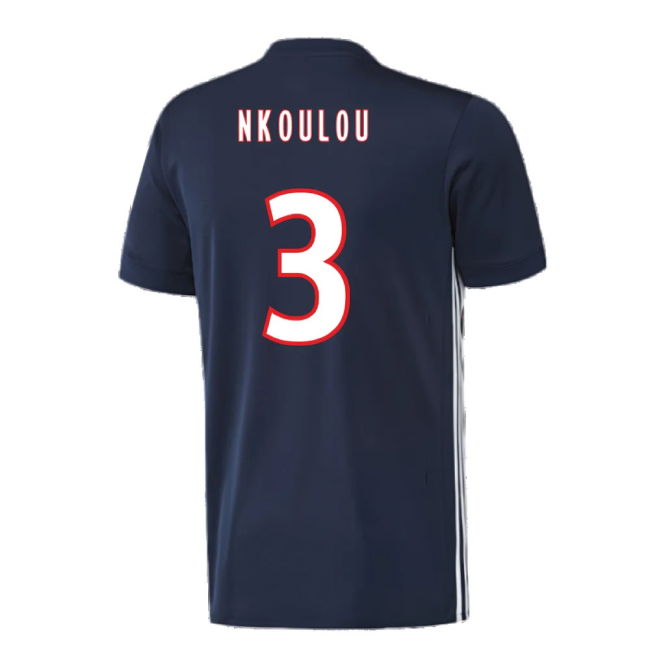 Lyon 2017-18 Away Shirt ((Excellent) L) (Nkoulou 3)
