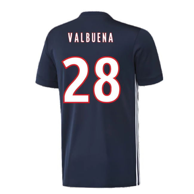Lyon 2017-18 Away Shirt ((Excellent) L) (Valbuena 28)