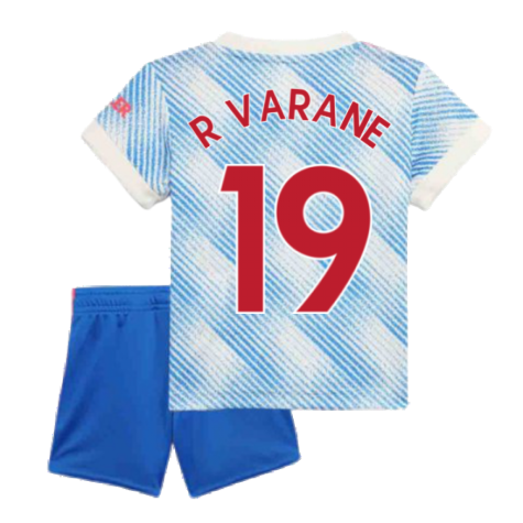 Man Utd 2021-2022 Away Baby Kit (R VARANE 19)