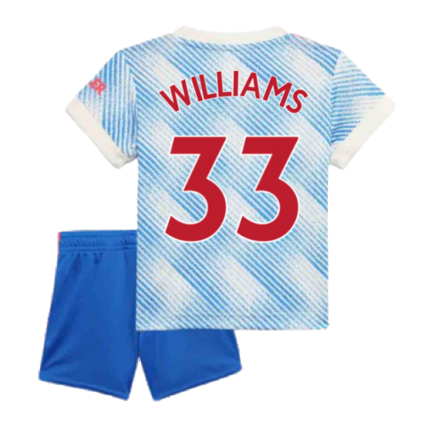 Man Utd 2021-2022 Away Baby Kit (WILLIAMS 33)
