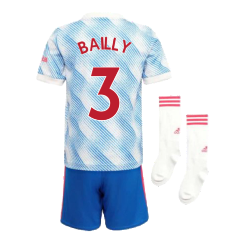 Man Utd 2021-2022 Away Mini Kit (BAILLY 3)