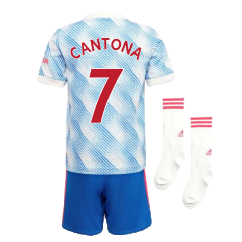 Man Utd 2021-2022 Away Mini Kit (CANTONA 7)