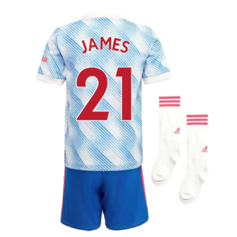 Man Utd 2021-2022 Away Mini Kit (JAMES 21)