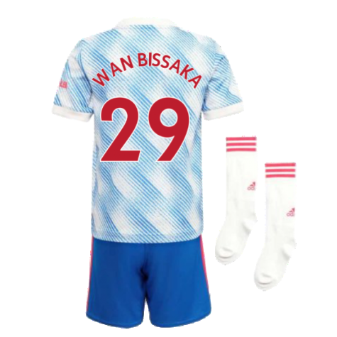 Man Utd 2021-2022 Away Mini Kit (WAN BISSAKA 29)