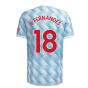 Man Utd 2021-2022 Away Shirt (Kids) (B FERNANDES 18)