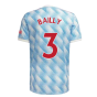 Man Utd 2021-2022 Away Shirt (Kids) (BAILLY 3)