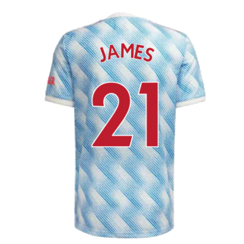 Man Utd 2021-2022 Away Shirt (Kids) (JAMES 21)