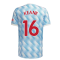 Man Utd 2021-2022 Away Shirt (Kids) (KEANE 16)