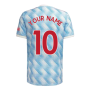 Man Utd 2021-2022 Away Shirt (Kids) (Your Name)