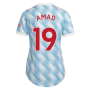 Man Utd 2021-2022 Away Shirt (Ladies) (AMAD 19)