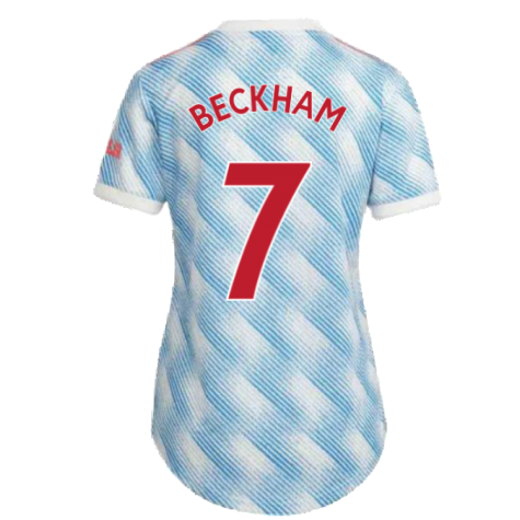 Man Utd 2021-2022 Away Shirt (Ladies) (BECKHAM 7)