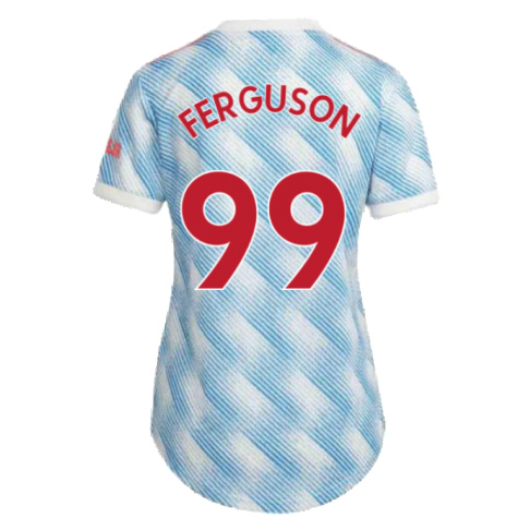 Man Utd 2021-2022 Away Shirt (Ladies) (FERGUSON 99)