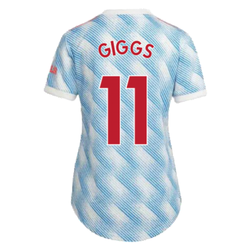 Man Utd 2021-2022 Away Shirt (Ladies) (GIGGS 11)