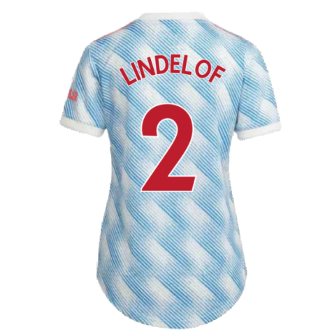 Man Utd 2021-2022 Away Shirt (Ladies) (LINDELOF 2)