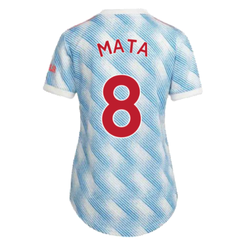 Man Utd 2021-2022 Away Shirt (Ladies) (MATA 8)