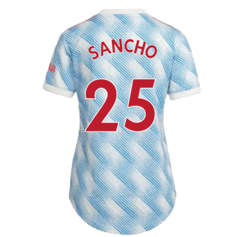 Man Utd 2021-2022 Away Shirt (Ladies) (SANCHO 25)