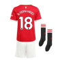 Man Utd 2021-2022 Home Mini Kit (B FERNANDES 18)