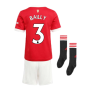 Man Utd 2021-2022 Home Mini Kit (BAILLY 3)