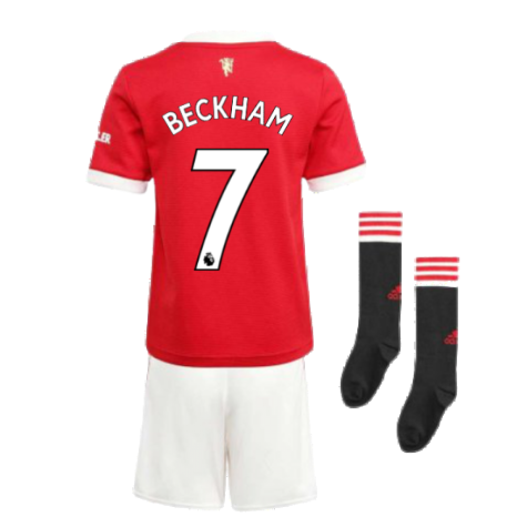 Man Utd 2021-2022 Home Mini Kit (BECKHAM 7)