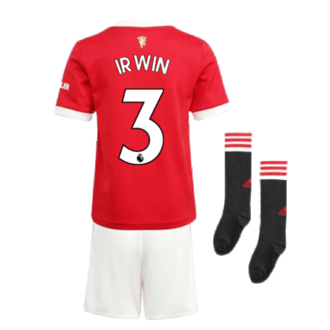 Man Utd 2021-2022 Home Mini Kit (IRWIN 3)