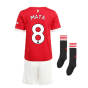 Man Utd 2021-2022 Home Mini Kit (MATA 8)