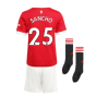 Man Utd 2021-2022 Home Mini Kit (SANCHO 25)