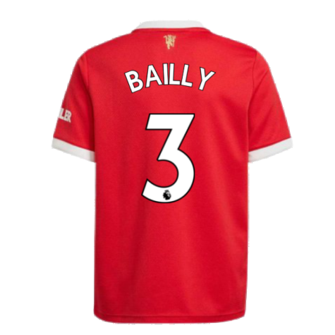 Man Utd 2021-2022 Home Shirt (Kids) (BAILLY 3)
