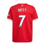 Man Utd 2021-2022 Home Shirt (Kids) (BEST 7)