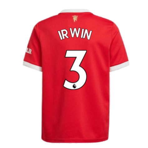 Man Utd 2021-2022 Home Shirt (Kids) (IRWIN 3)