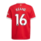 Man Utd 2021-2022 Home Shirt (Kids) (KEANE 16)