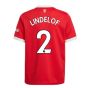Man Utd 2021-2022 Home Shirt (Kids) (LINDELOF 2)
