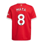 Man Utd 2021-2022 Home Shirt (Kids) (MATA 8)