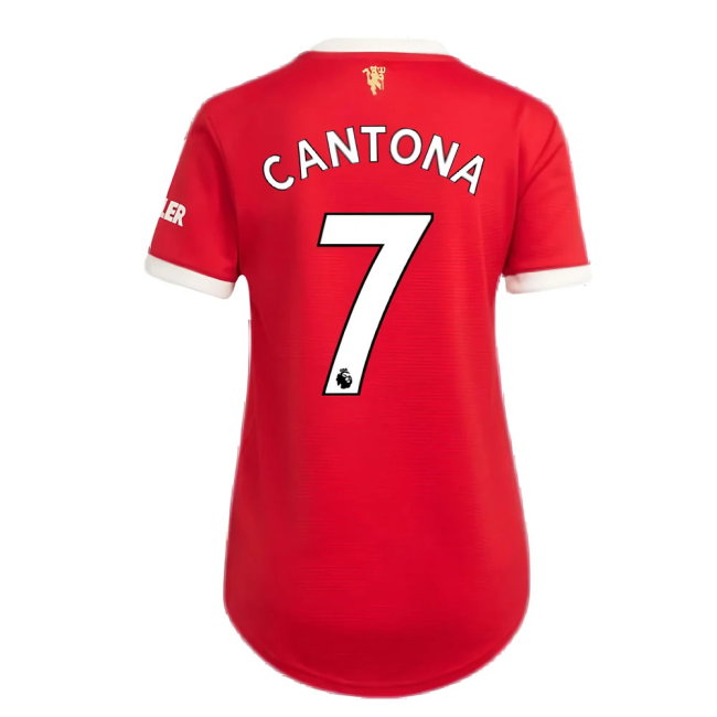 Man Utd 2021-2022 Home Shirt (Ladies) (CANTONA 7)