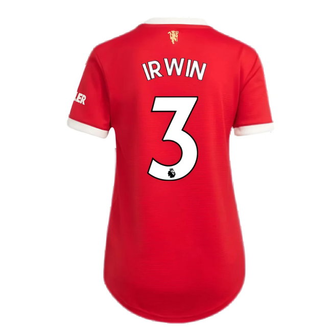 Man Utd 2021-2022 Home Shirt (Ladies) (IRWIN 3)