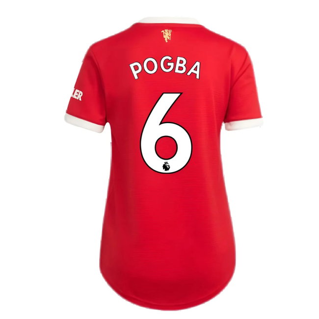 Man Utd 2021-2022 Home Shirt (Ladies) (POGBA 6)