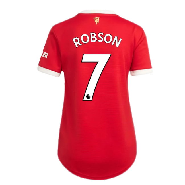 Man Utd 2021-2022 Home Shirt (Ladies) (ROBSON 7)