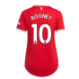 Man Utd 2021-2022 Home Shirt (Ladies) (ROONEY 10)
