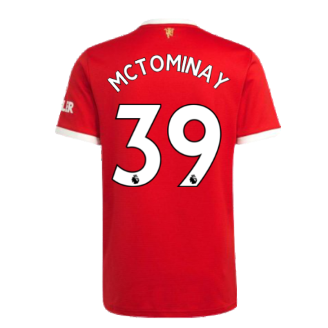 Man Utd 2021-2022 Home Shirt (McTOMINAY 39)