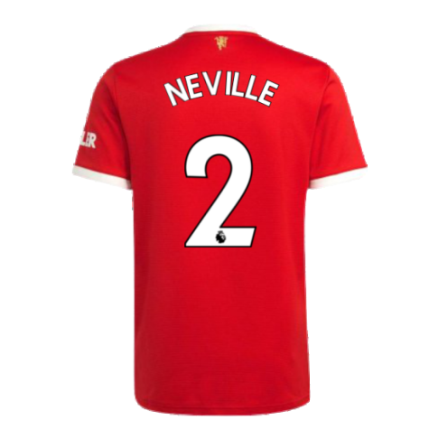 Man Utd 2021-2022 Home Shirt (NEVILLE 2)