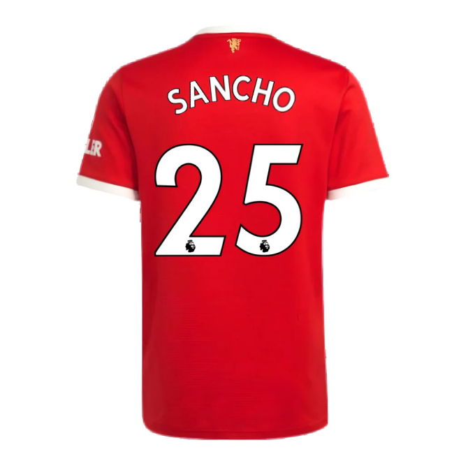Man Utd 2021-2022 Home Shirt (SANCHO 25)