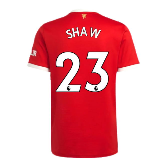 Man Utd 2021-2022 Home Shirt (SHAW 23)