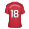 Man Utd 2021-2022 STR Graphic Tee (Red) (B FERNANDES 18)