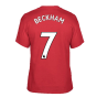 Man Utd 2021-2022 STR Graphic Tee (Red) (BECKHAM 7)