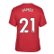 Man Utd 2021-2022 STR Graphic Tee (Red) (JAMES 21)