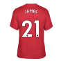 Man Utd 2021-2022 STR Graphic Tee (Red) (JAMES 21)