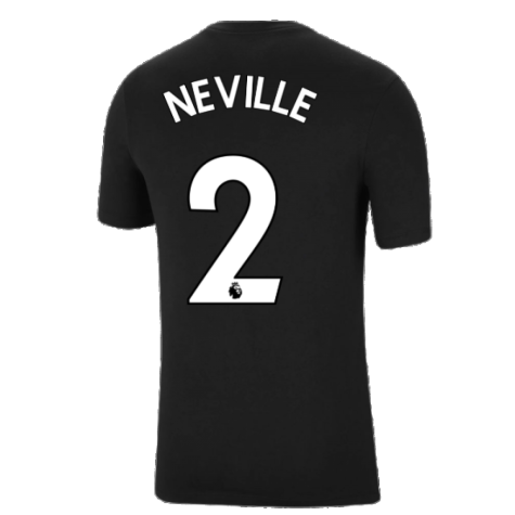 Man Utd 2021-2022 Tee (Black) (NEVILLE 2)