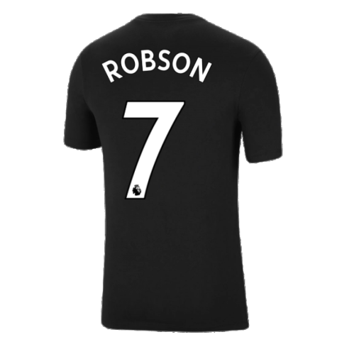 Man Utd 2021-2022 Tee (Black) (ROBSON 7)