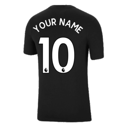 Man Utd 2021-2022 Tee (Black) (Your Name)